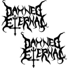 Damned Eternal Stickers – Black Metal Decals (2-Pack)