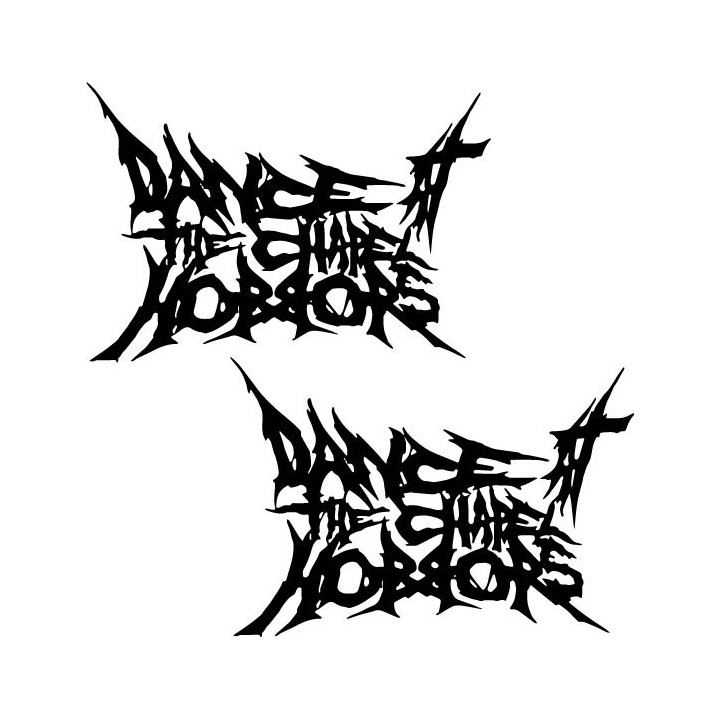 Dance at the Chapel Horrors Stickers – Metal Decals (2-Pack)