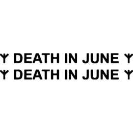 Death In June Stickers – Neofolk Music Decals (2-Pack)