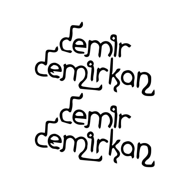 Demir Demirkan Stickers – Turkish Rock Decals (2-Pack)