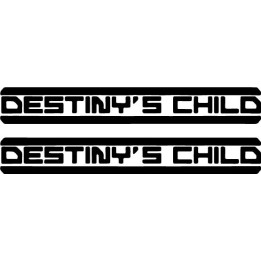 Destiny's Child Stickers – R&B Music Decals (2-Pack)
