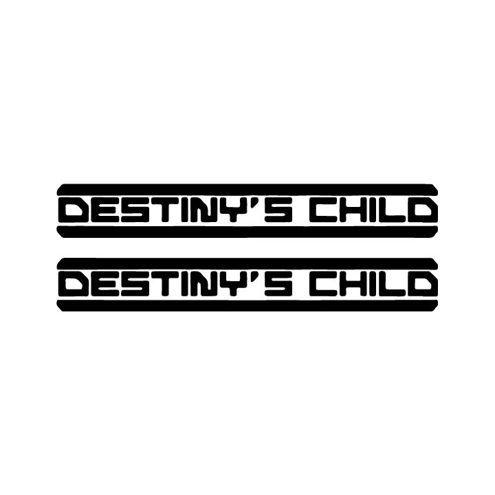 Destiny's Child Stickers – R&B Music Decals (2-Pack)