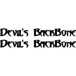 Devil's Backbone Stickers – Southern Rock Decals (2-Pack)