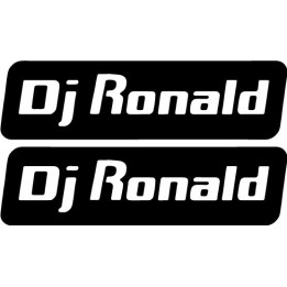 DJ Ronald Stickers – EDM DJ Decals (2-Pack)