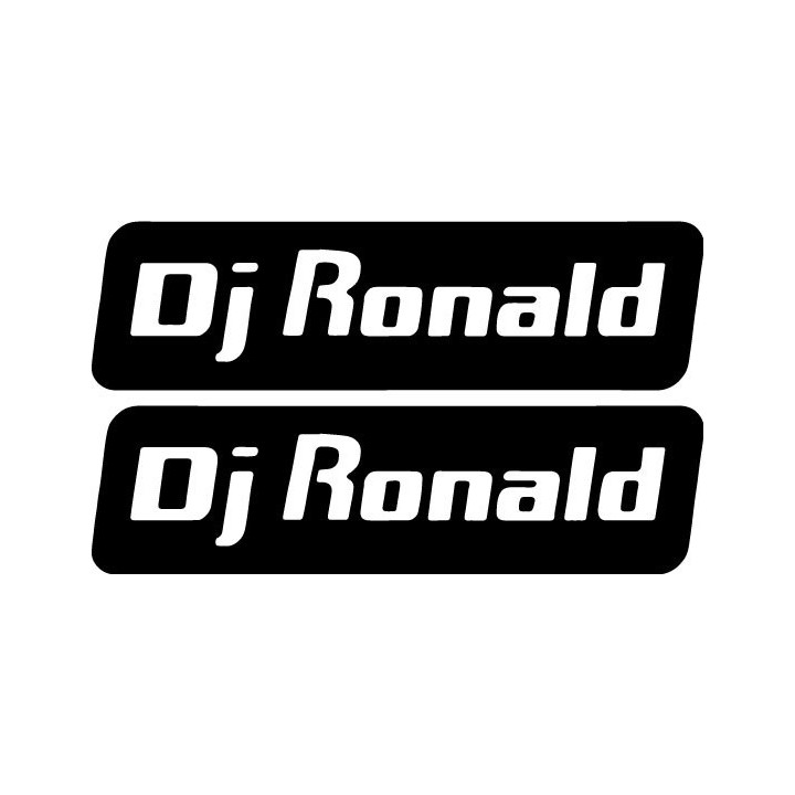 DJ Ronald Stickers – EDM DJ Decals (2-Pack)