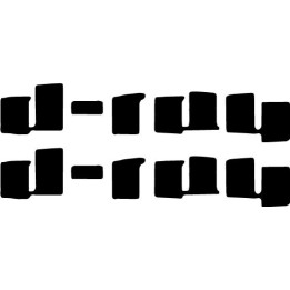 D-Ray Stickers – Alternative Rock Band Decals (2-Pack)