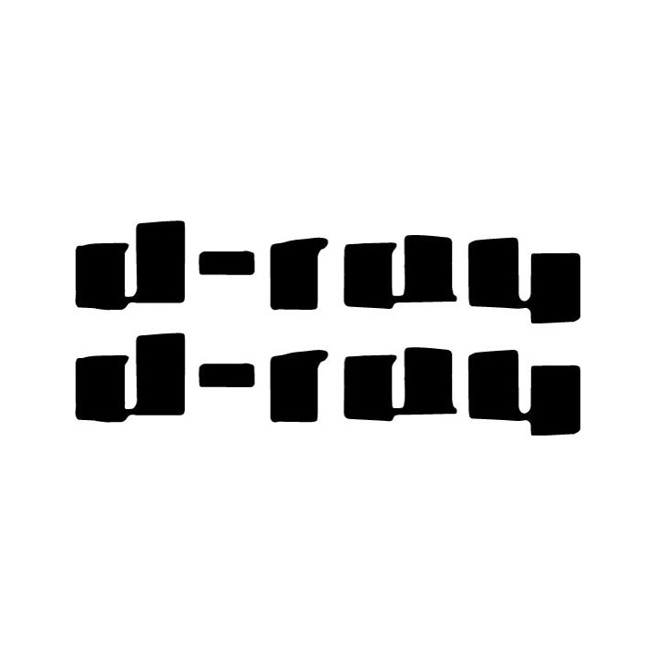 D-Ray Stickers – Alternative Rock Band Decals (2-Pack)