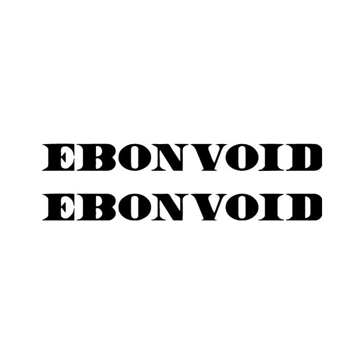 Ebonvoid Stickers – Black Metal Band Decals (2-Pack)