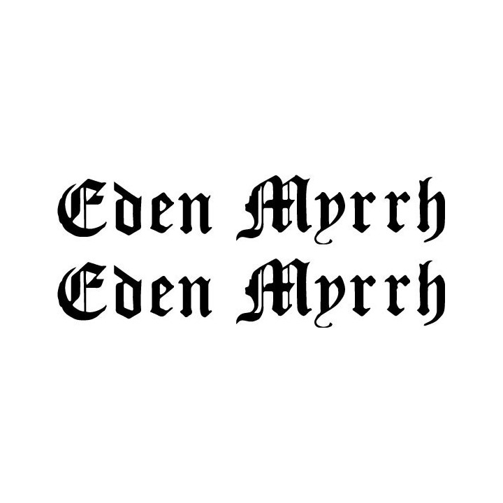 Eden Myrrh Stickers – Christian Rock Decals (2-Pack)