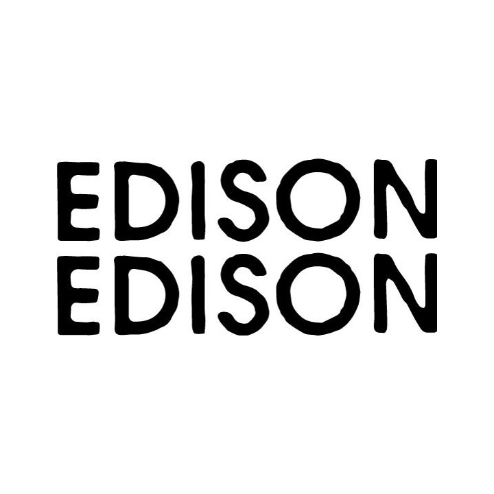 Edison Band Stickers – Rock Music Logo Decals (2-Pack)