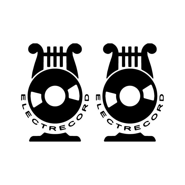Electrecord Stickers – Romanian Record Label Decals (2-Pack)