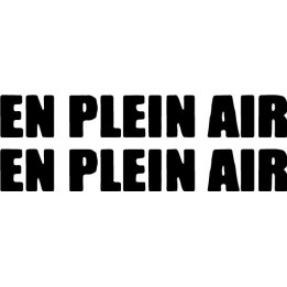 En Plein Air Stickers – Band Logo Music Decals (2-Pack)