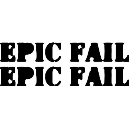 Epic Fail Band Stickers – Punk Rock Decals (2-Pack)