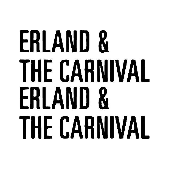 Erland & The Carnival Stickers – Folk Rock Decals (2-Pack)