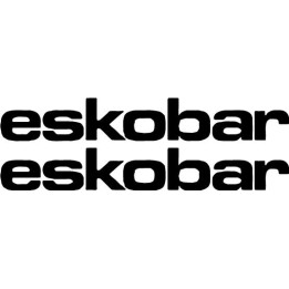 Eskobar Stickers – Swedish Indie Rock Decals (2-Pack)