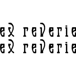 Ex Reverie Stickers – Folk Rock Band Decals (2-Pack)