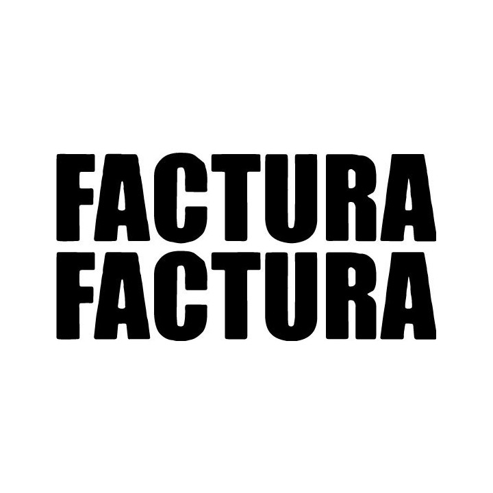 Factura Stickers – Metal Band Logo Decals (2-Pack)
