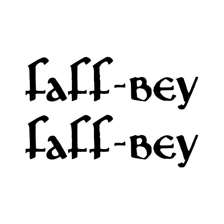 Faff-Bey Stickers – Finnish Thrash Metal Decals (2-Pack)