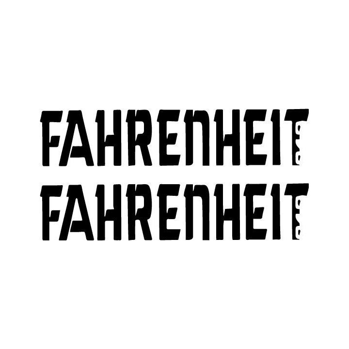 Fahrenheit Band Stickers – Rock Music Decals (2-Pack)
