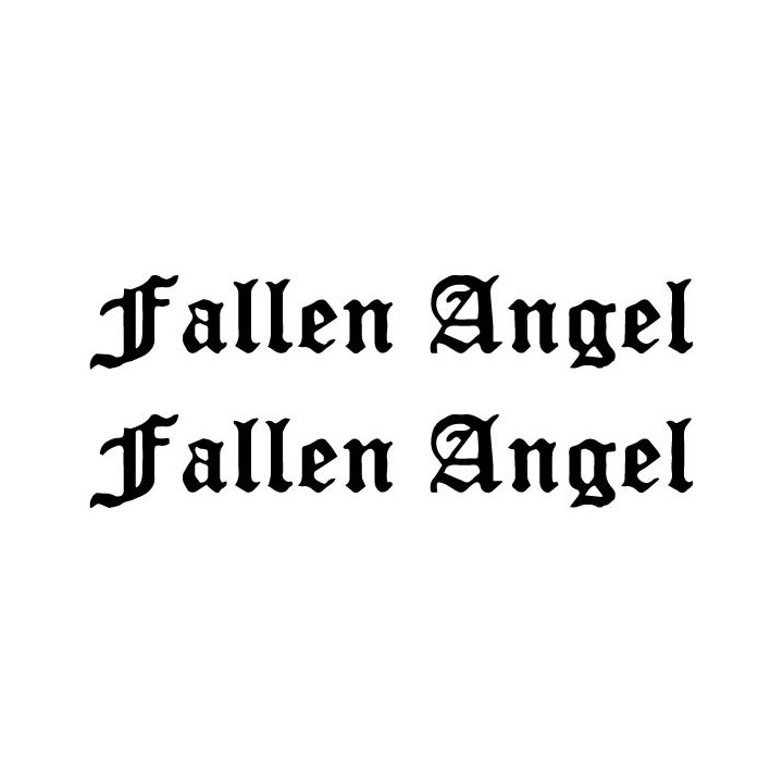 Fallen Angel Stickers – Heavy Metal Band Decals (2-Pack)