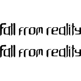 Fall From Reality Stickers – Metal Band Decals (2-Pack)