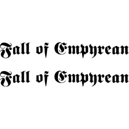 Fall of Empyrean Stickers – Doom Metal Decals (2-Pack)