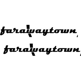 Farawaytown Band Stickers – Indie Music Decals (2-Pack)
