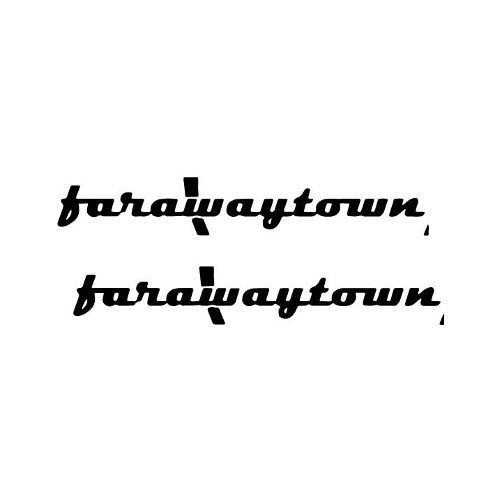 Farawaytown Band Stickers – Indie Music Decals (2-Pack)