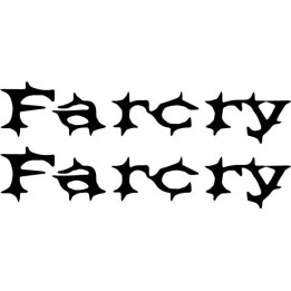 Farcry Hungarian Rock Band Stickers – Metal Decals (2-Pack)