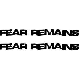 Fear Remains Stickers – Metalcore Band Decals (2-Pack)