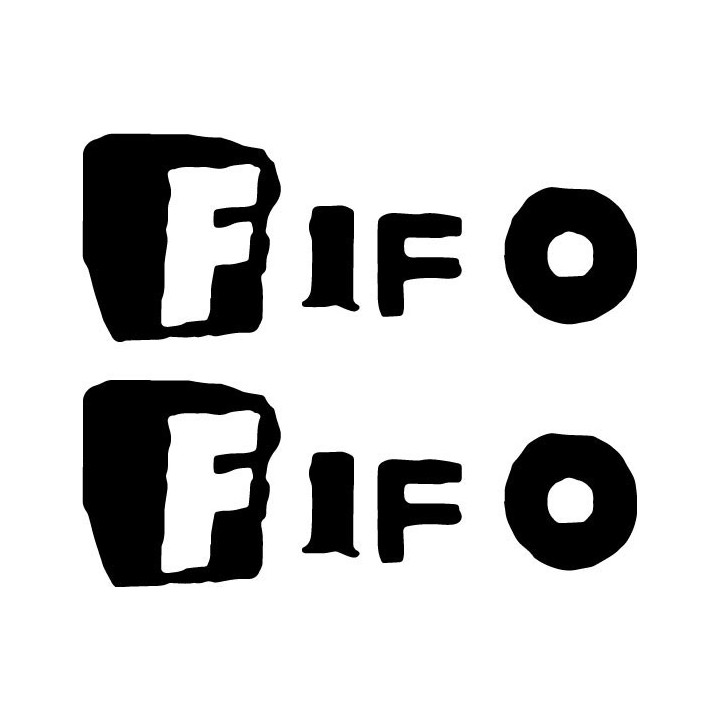 FIFO Band Stickers – Rock Music Logo Decals (2-Pack)