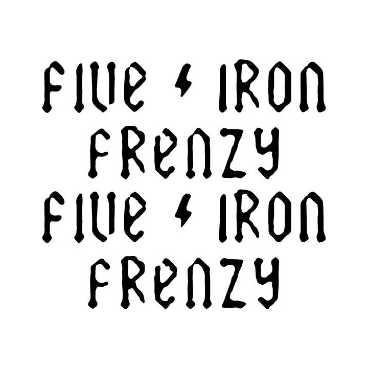 Five Iron Frenzy Stickers – Ska Punk Band Decals (2-Pack)