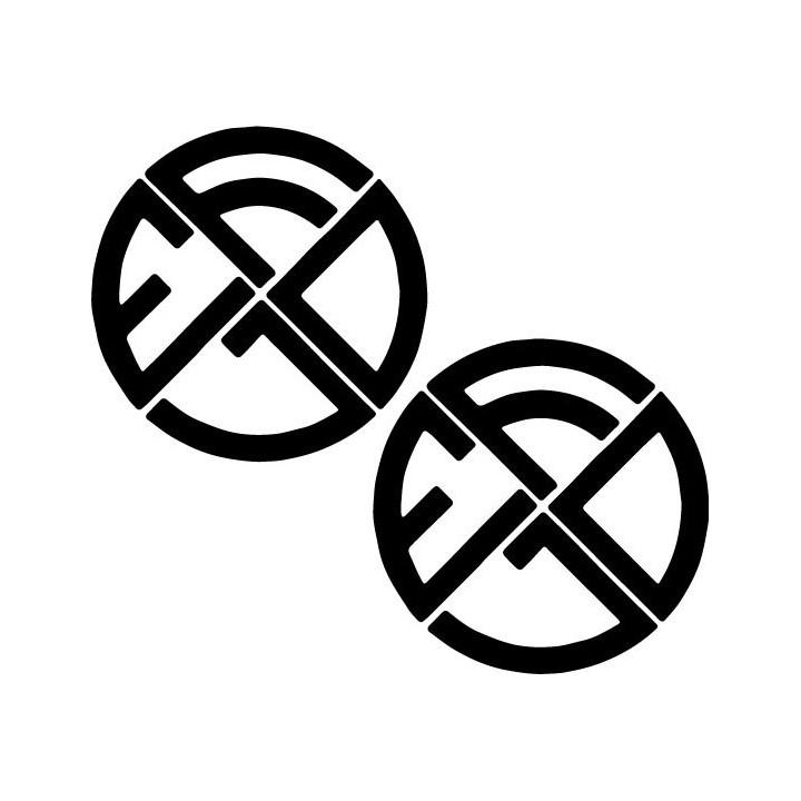 Foje Stickers – Lithuanian Rock Band Logo Decals (2-Pack)