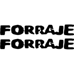 Forraje Stickers – Spanish Rock Band Decals (2-Pack)