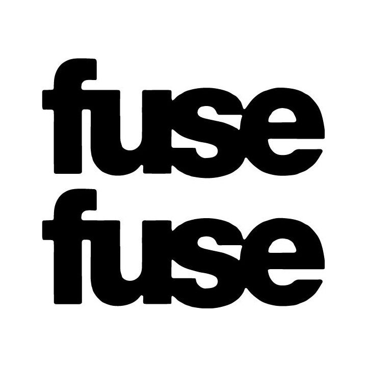 Fuse TV Stickers – Music Channel Logo Decals (2-Pack)