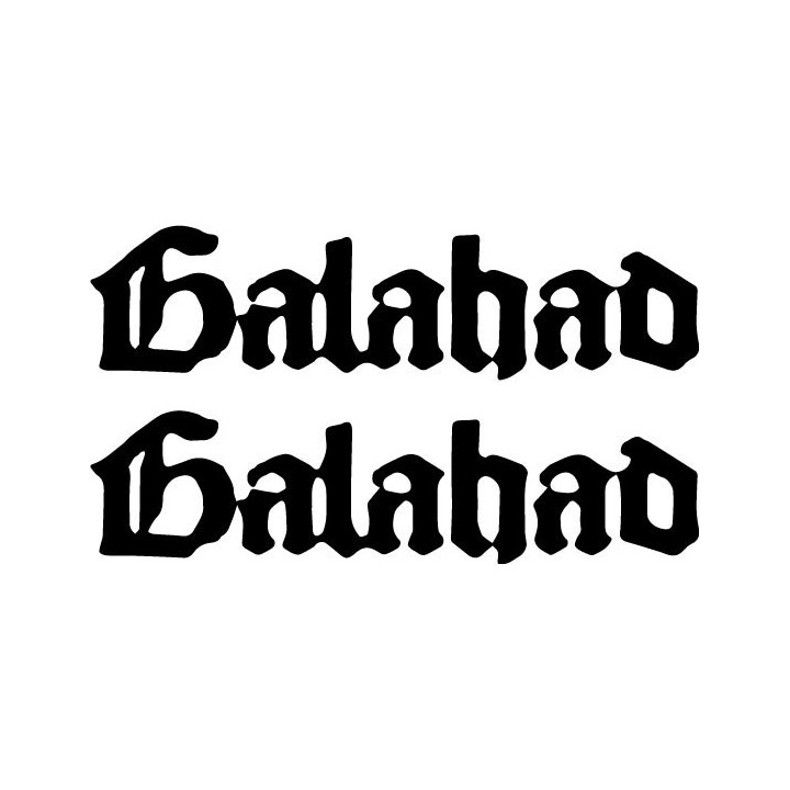 Galahad Stickers – Neo-Prog Rock Band Decals (2-Pack)
