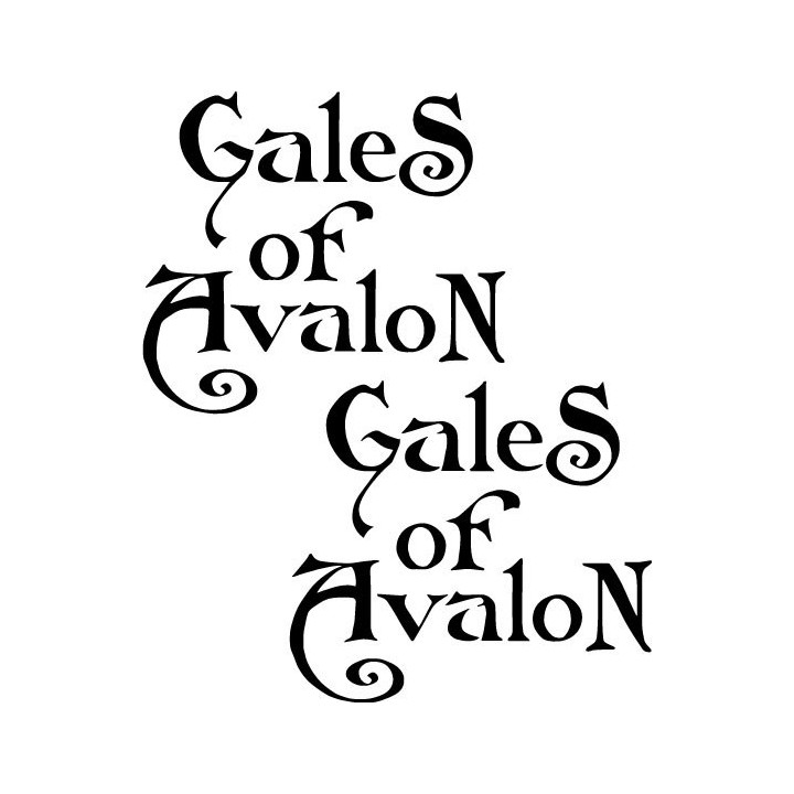 Gales of Avalon Stickers – Power Metal Decals (2-Pack)