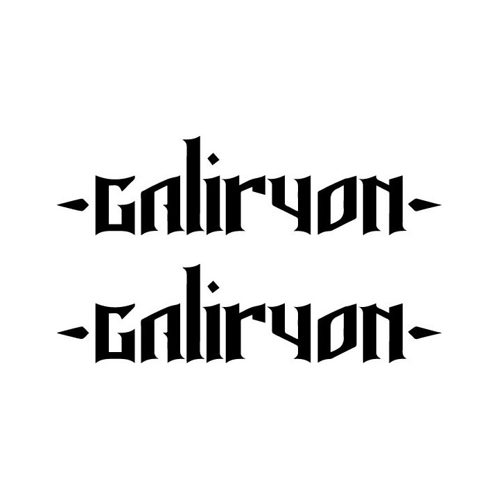 Galiryon Stickers – Symphonic Metal Band Decals (2-Pack)