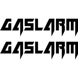 Gaslarm Stickers – Swedish Punk Rock Decals (2-Pack)