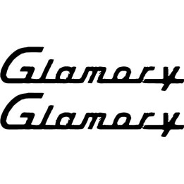 Glamory Stickers – Band Logo Vinyl Decals (2-Pack)