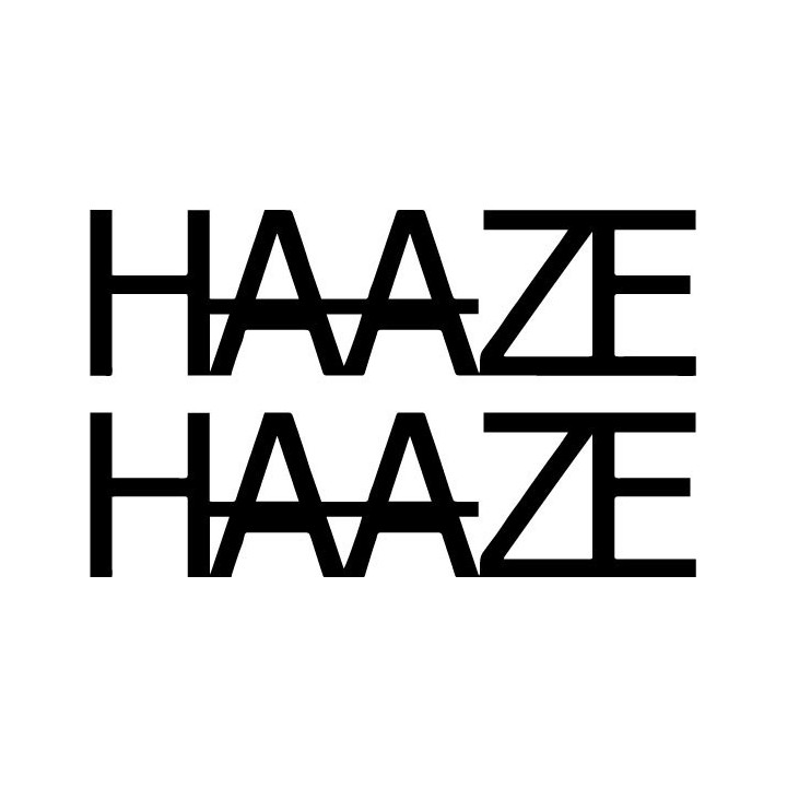 Haaze Stickers – Alternative Rock Band Decals (2-Pack)
