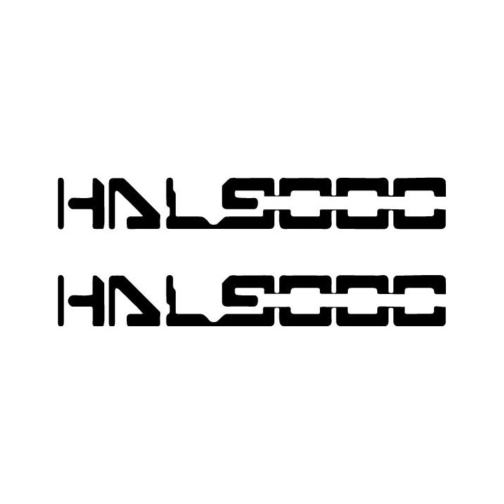 HAL 9000 Stickers – Sci-Fi Rock Band Decals (2-Pack)