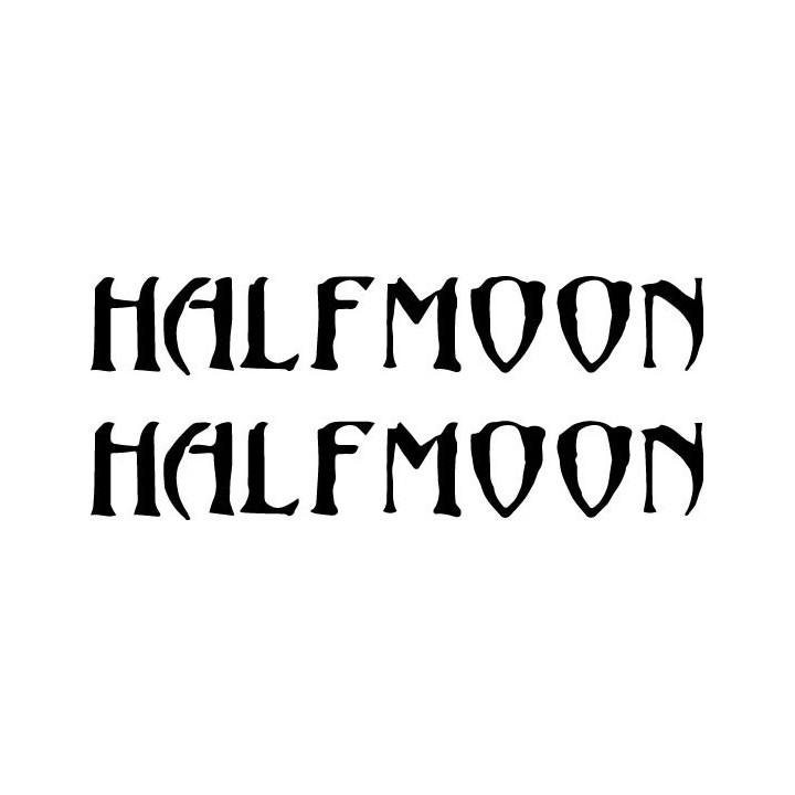 Halfmoon Band Stickers – Folk Rock Decals (2-Pack)