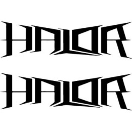 Halor Band Stickers – Heavy Metal Decals (2-Pack)