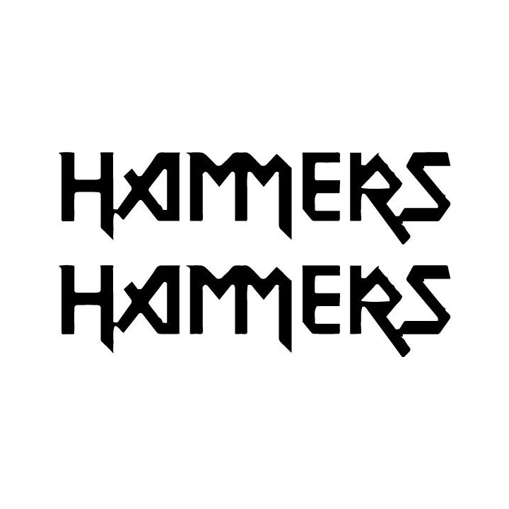 Hammers Irish Punk Rock Stickers – Band Decals (2-Pack)