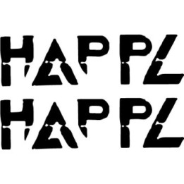Happl Band Stickers – Alternative Rock Decals (2-Pack)