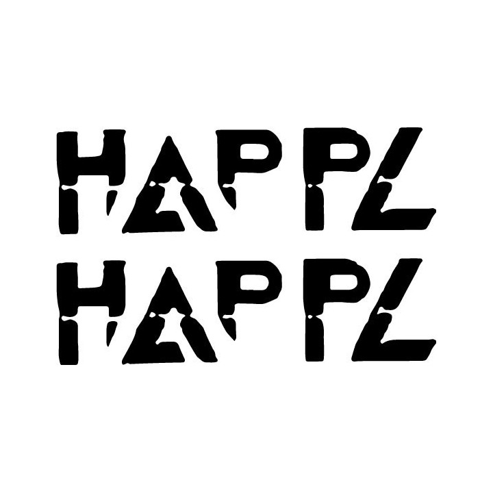 Happl Band Stickers – Alternative Rock Decals (2-Pack)
