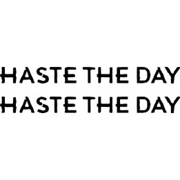 Haste the Day Stickers – Metalcore Band Decals (2-Pack)