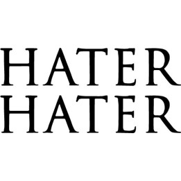 Hater Band Stickers – Garage Rock Decals (2-Pack)