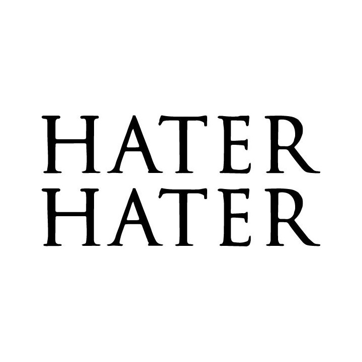 Hater Band Stickers – Garage Rock Decals (2-Pack)